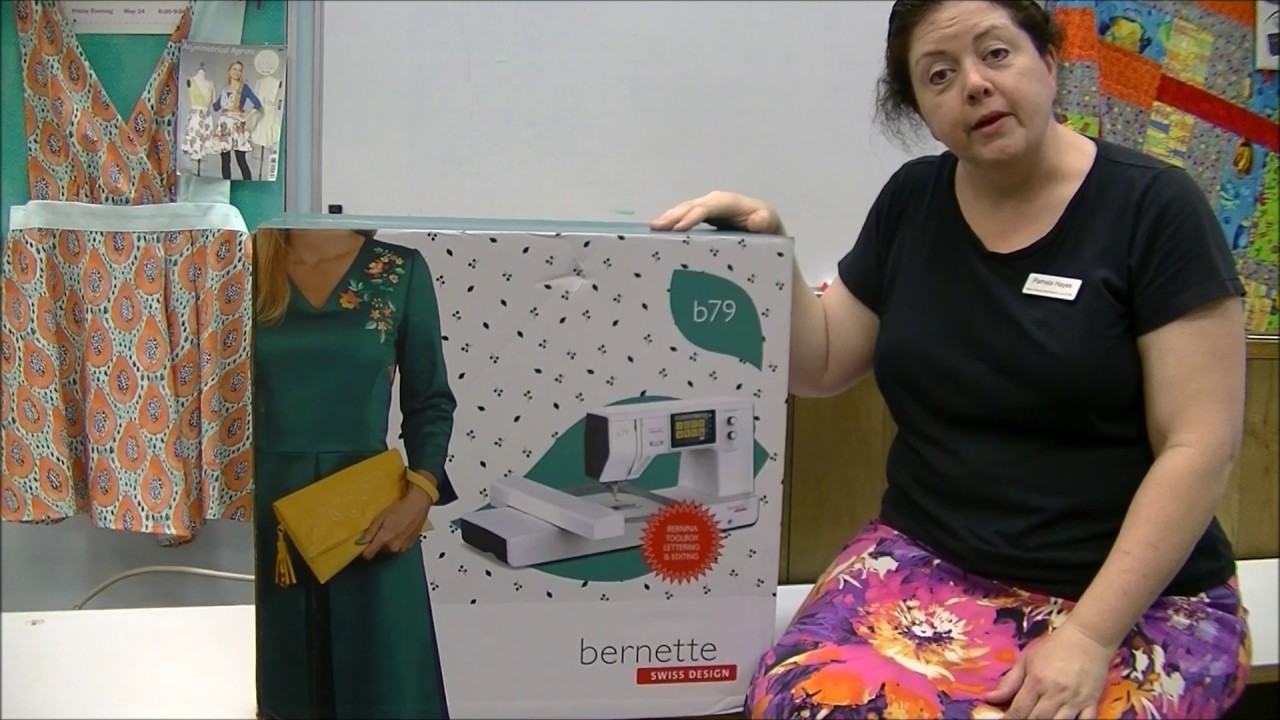 Unboxing the NEW Bernette deco b79 Sewing & Embroidery Machine