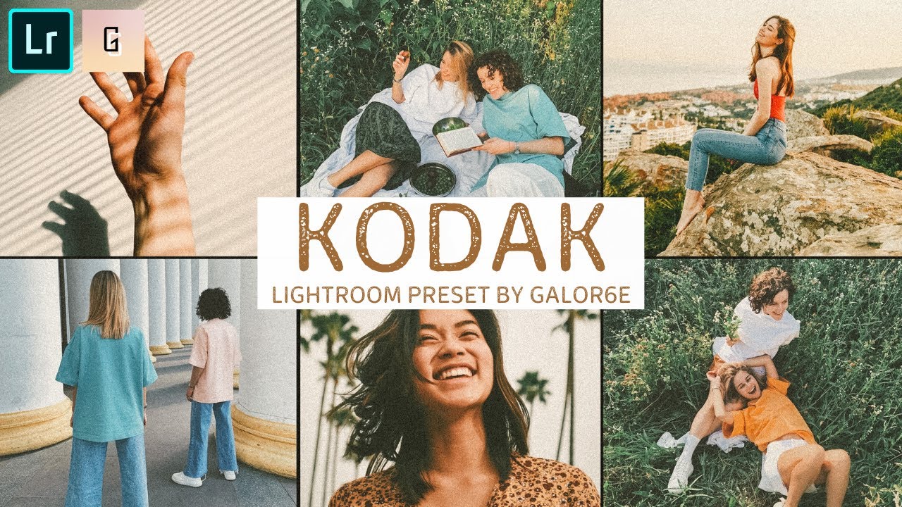 KODAK FILM Preset | How To Edit Photo In Lightroom | Lightroom Photo Editing | Aesthetic preset free