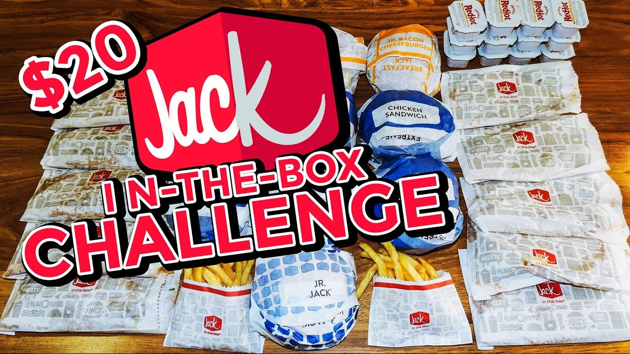 JACK IN THE BOX $20 VALUE MENU CHALLENGE!!