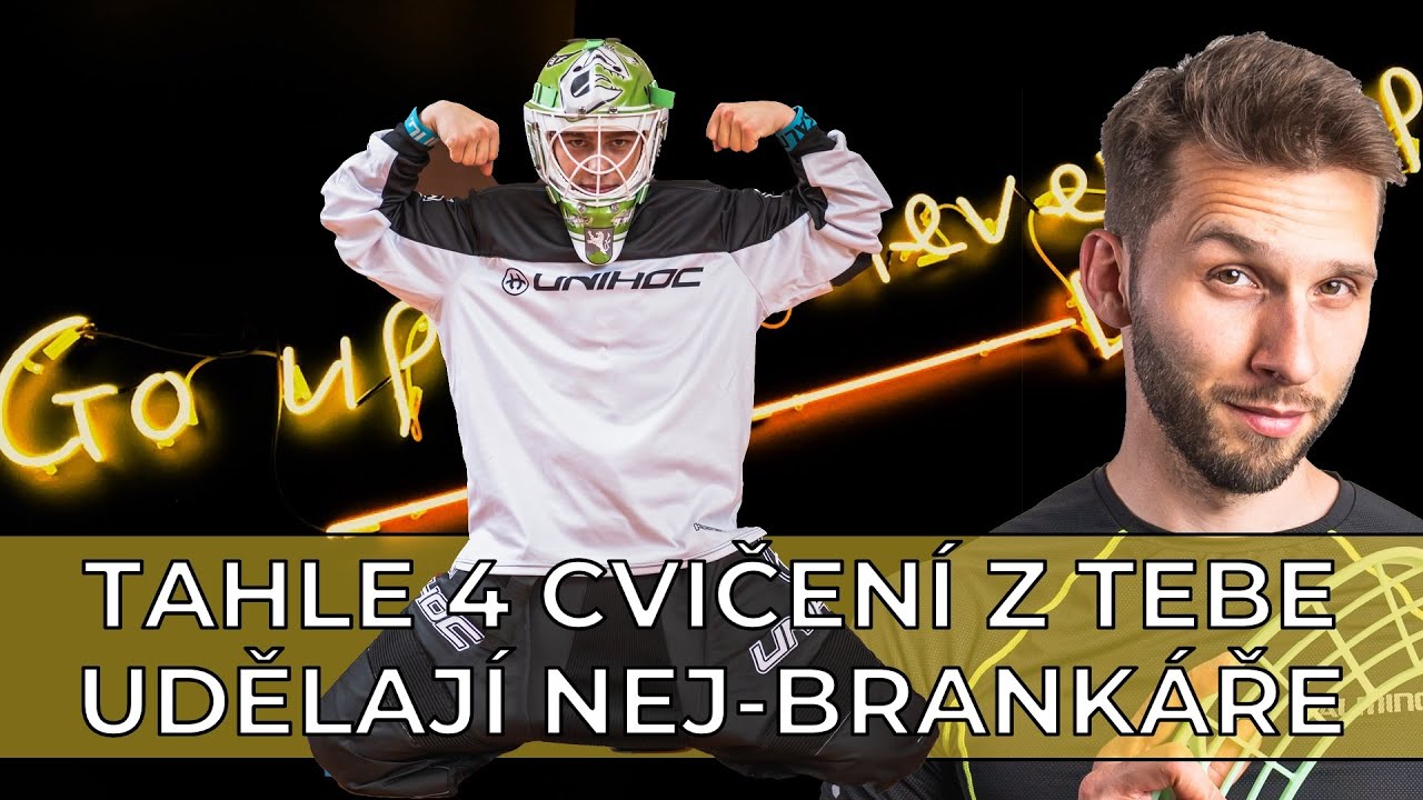 CHCEŠ BÝT LEPŠÍ florbalový BRANKÁŘ? 💪 Zkus tahle 4 cvičení, která z tebe udělají hvězdu ⭐️