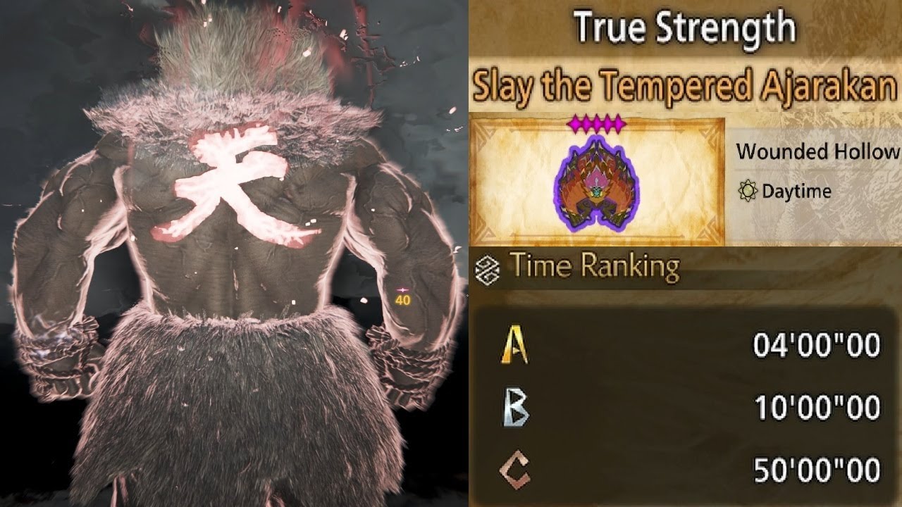 Monster Hunter Wilds - Akuma - True Strength - Fists/No weapon - Mini guide - Arena Quest
