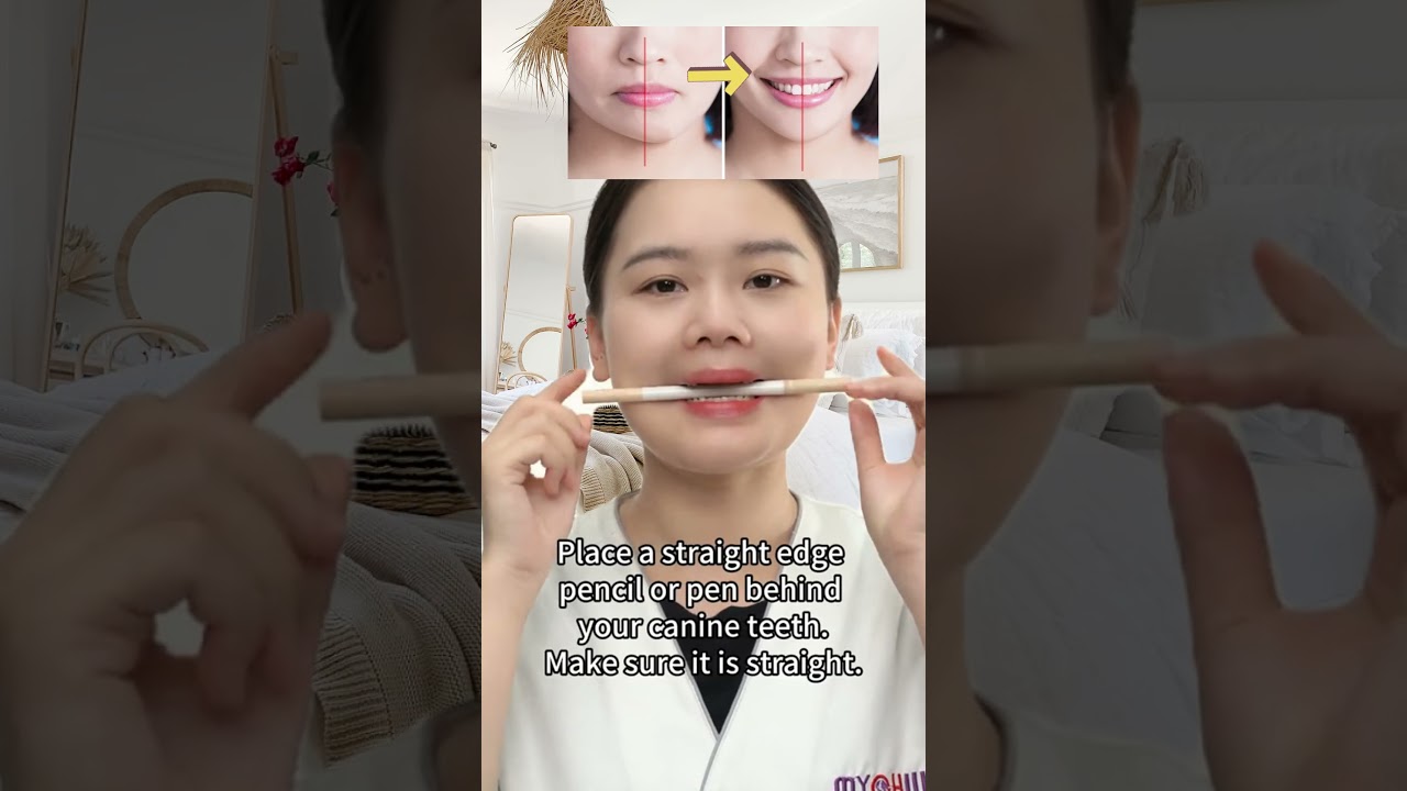 Quickly to fix asymmetrical jaw & face 👀👀#facemassage #faceyoga #facelift #massage #viral #jaw #fyp