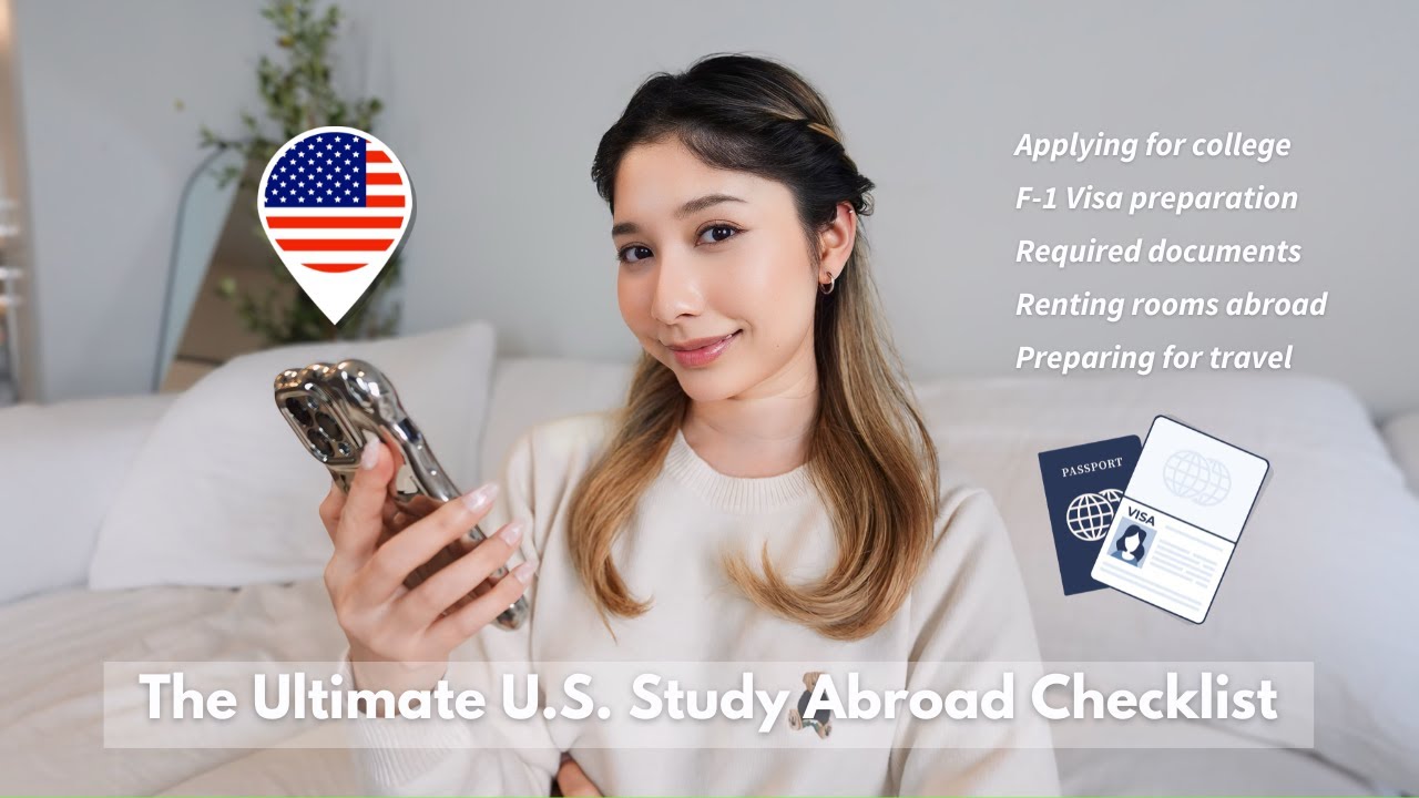 THE ULTIMATE U.S. STUDY ABROAD CHECKLIST | For A Successful 1st Time Travel, Burmese Edition