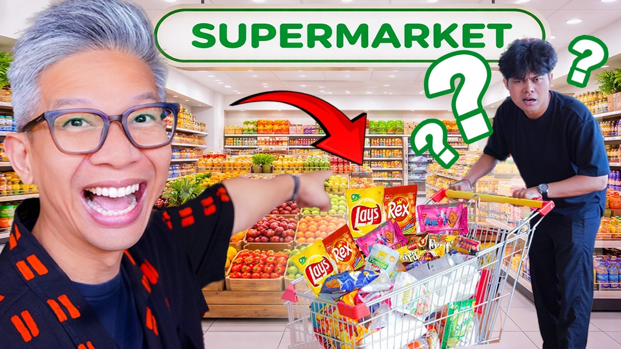 TANTANG WEDA BELANJA BULANAN DARI POTONGAN GAMBAR!!