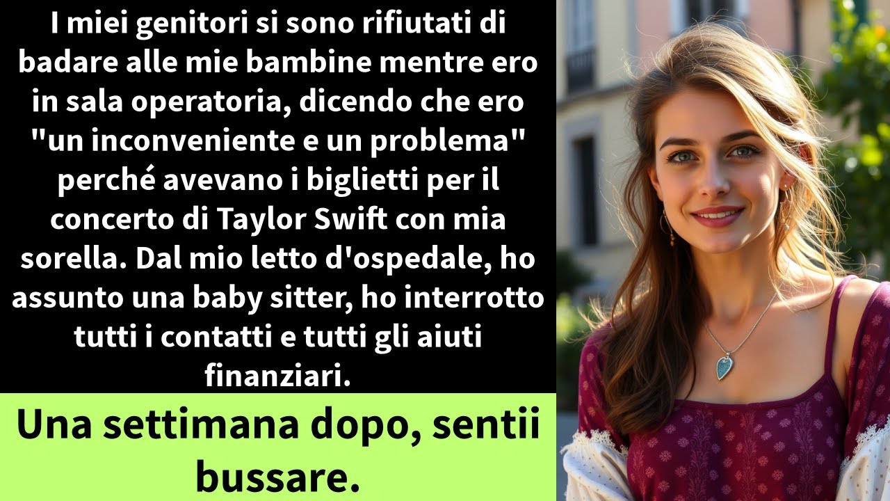 I miei genitori si sono rifiutati di badare alle mie bambine mentre ero in sala operatoria,