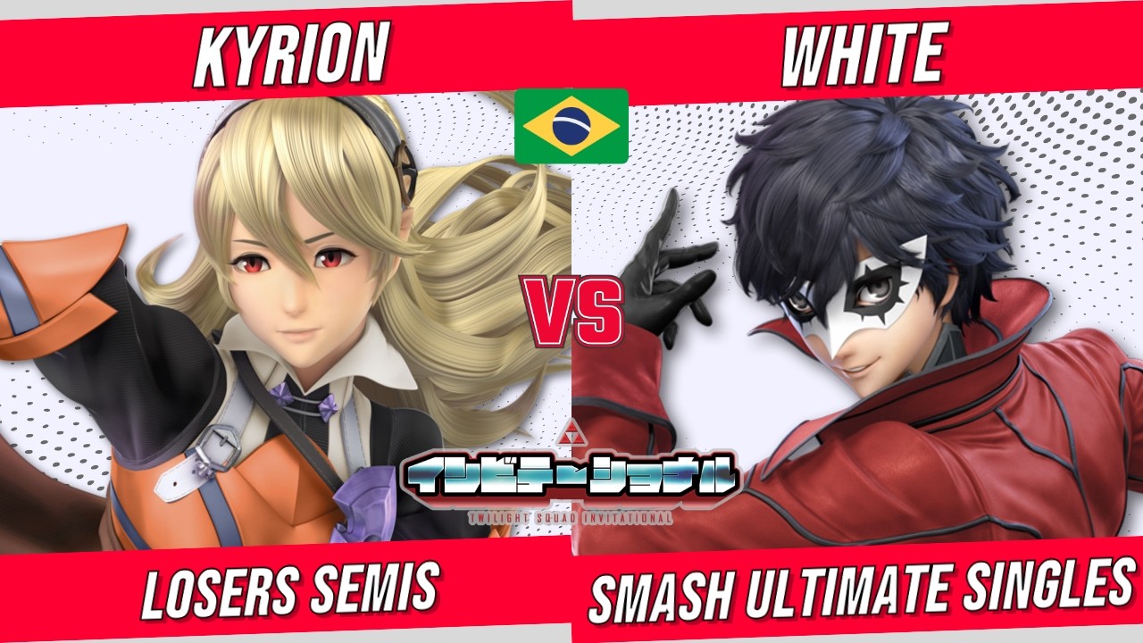 TWILIGHT INVITATIONAL TOP 4 - Kyrion (Corrin) vs. White (Joker) - SSBU BRASIL Smash Ultimate