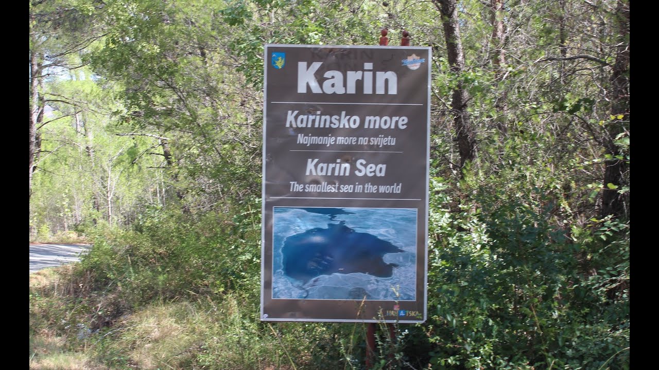 Karinsko More, najmanje more na svijetu - Croatia 2022.08. Karin Sea, smallest Sea in the World.