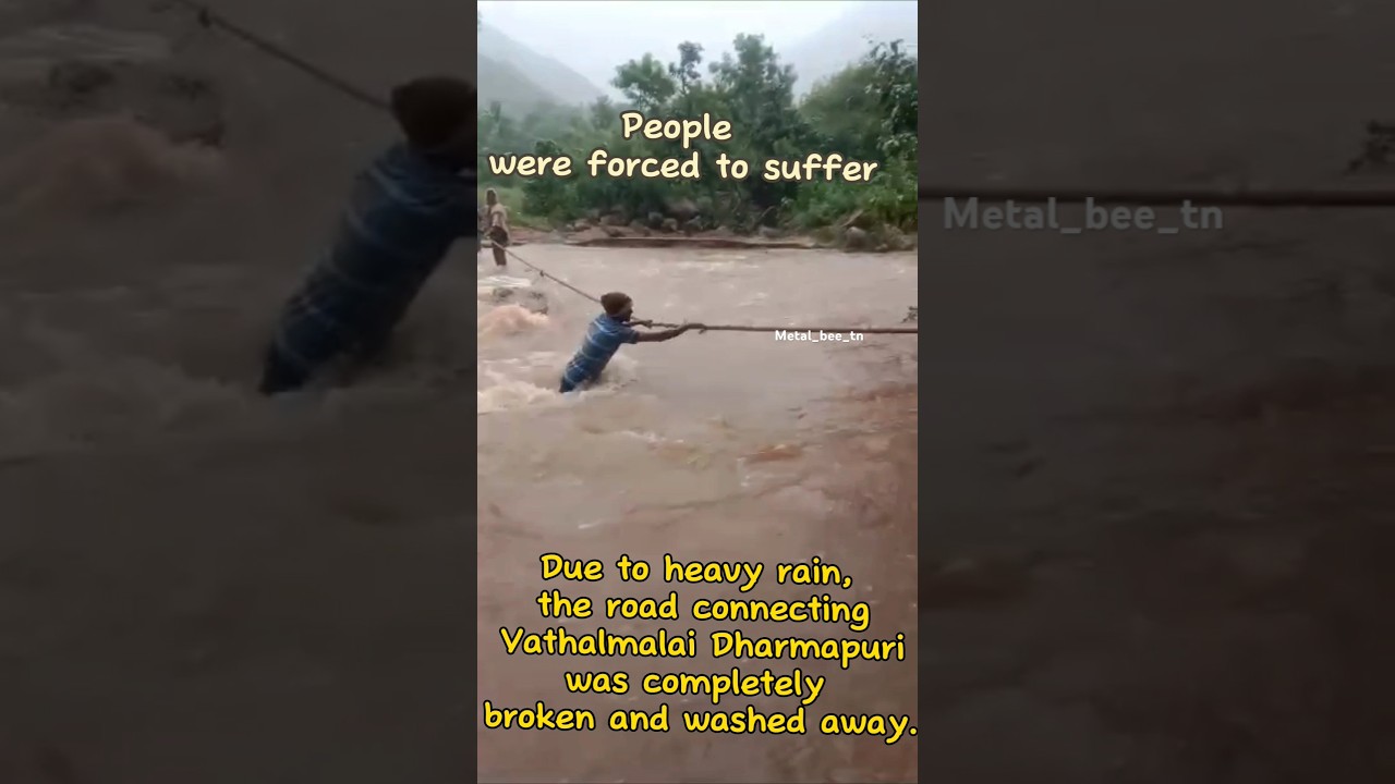Dec 02 😢Vathalmalai 😲🤯❌️🚧 #dharmapuri #shortsfeed #trendingshorts #travel #nature #rain#storm