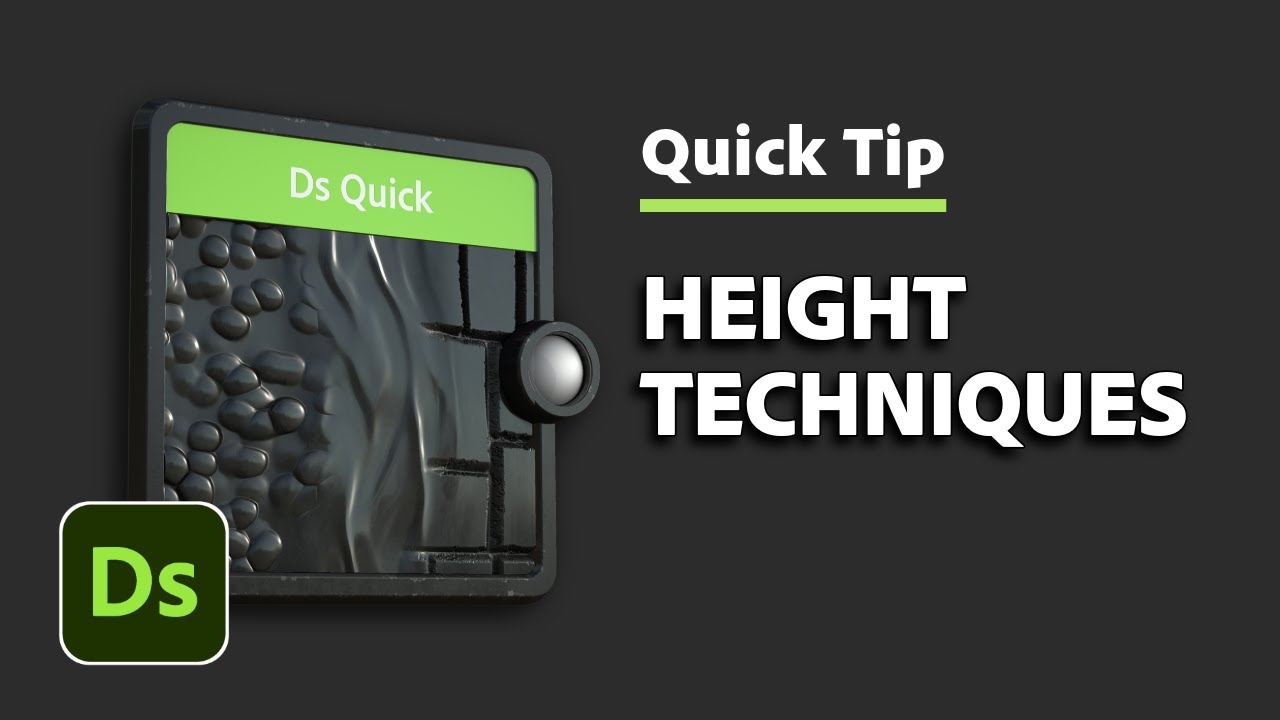 Height Techniques | Designer Quick Tip #9 | Adobe Substance 3D