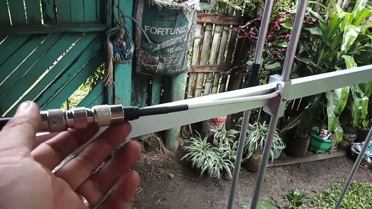 4 Elements Yagi with Folded Driven Element 168.55Mhz