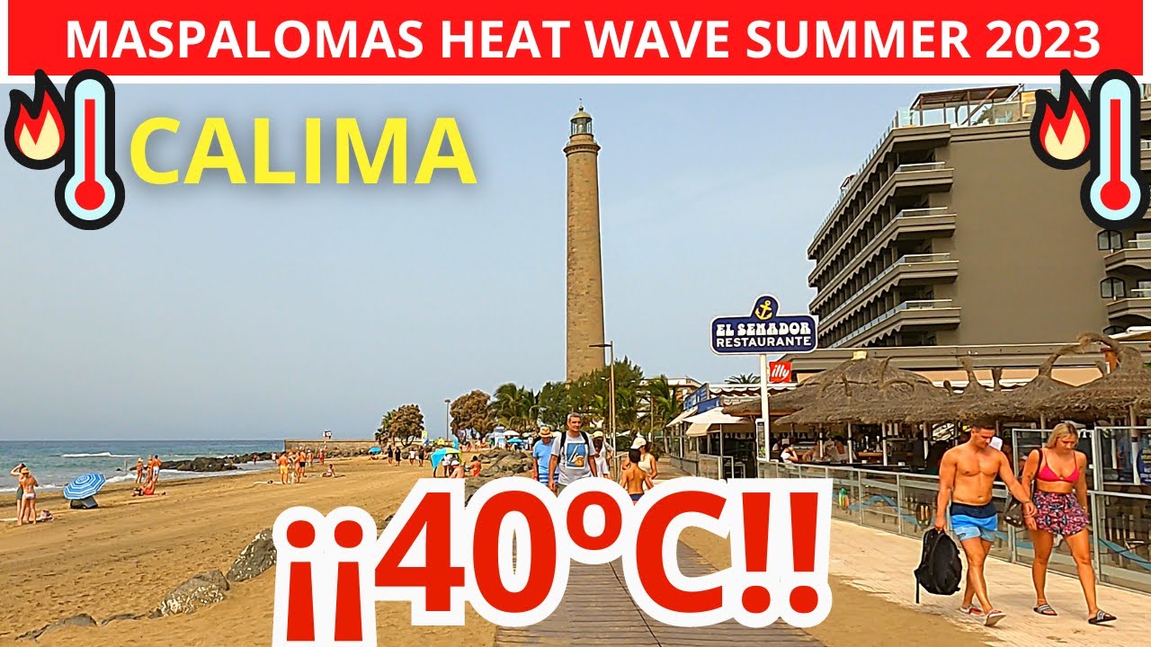 MASPALOMAS Gran Canaria August 11, 2023 🔴 RIU Palace Oasis to Costa Meloneras Resort