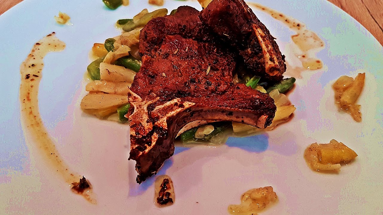 Mouflon Kotelette with Green Bean - Kotlet od Muflona sa Mahunama - Recipe