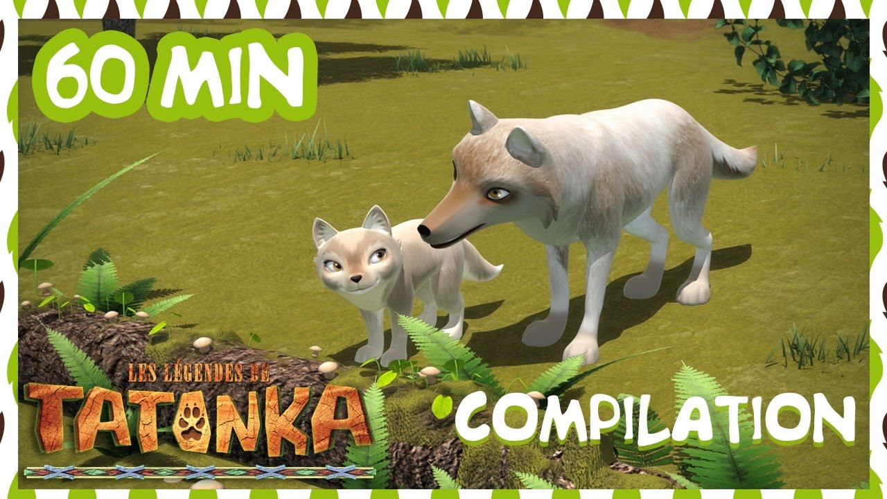 Les L&eacute;gendes de Tatonka 🐺 Clair de Lune 🌙 Dessin anim&eacute; de loups