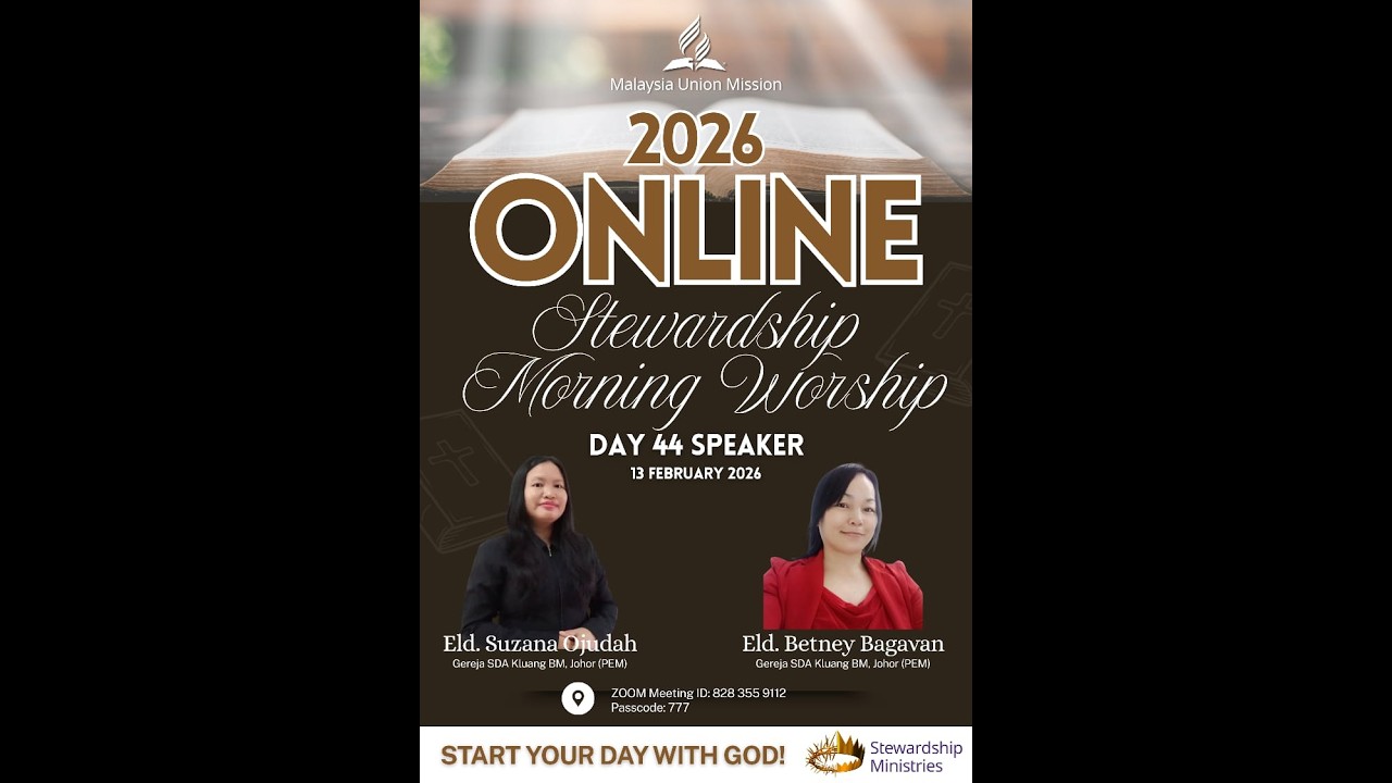 MAUM 2026 ONLINE STEWARDSHIP MORNING WORSHIP | 13 FEB 2026