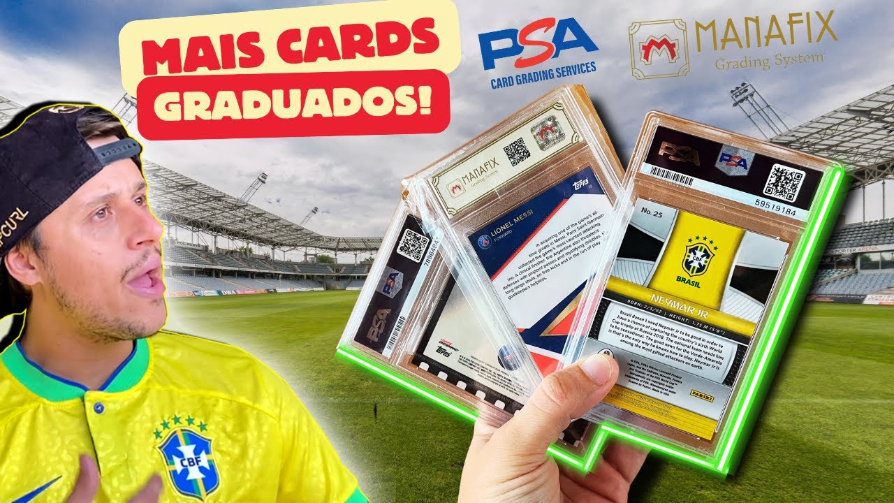 NOVIDADE NO CANAL - RECEBI CARDS GRADUADOS: PSA E MANAFIX
