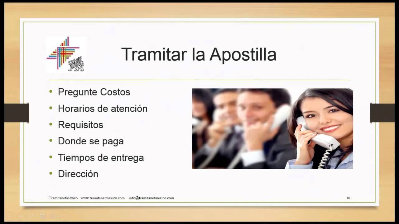 Como realizar el tramite de Apostilla de un acta de Nacimiento de México