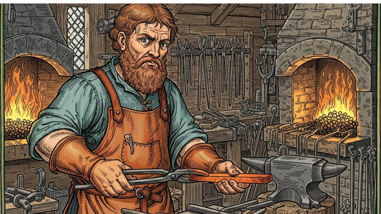 What Did a Medieval Blacksmith's Workshop Look Like?