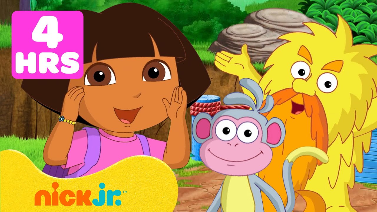 Dora | &iexcl;Marat&oacute;n de EPISODIOS COMPLETOS de Dora! ➡️ | Aventuras con Amigos - &iexcl;240 Minutos! | Nick Jr.