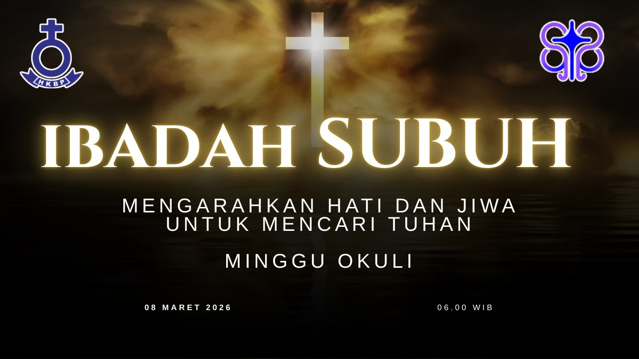 IBADAH SUBUH  || 08 MARET 2026 || 06.00 WIB