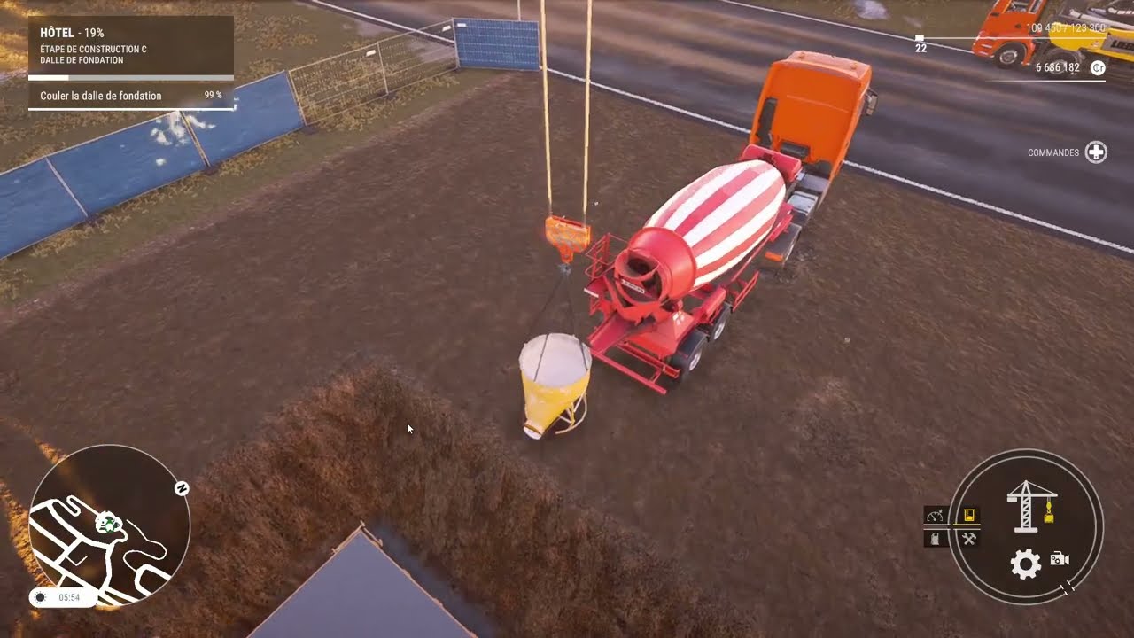 Construction Simulator, excavation d'une fouille talutée #8