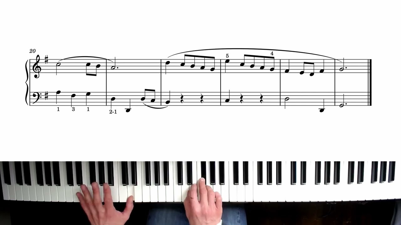 Bach - Minuet in G Video