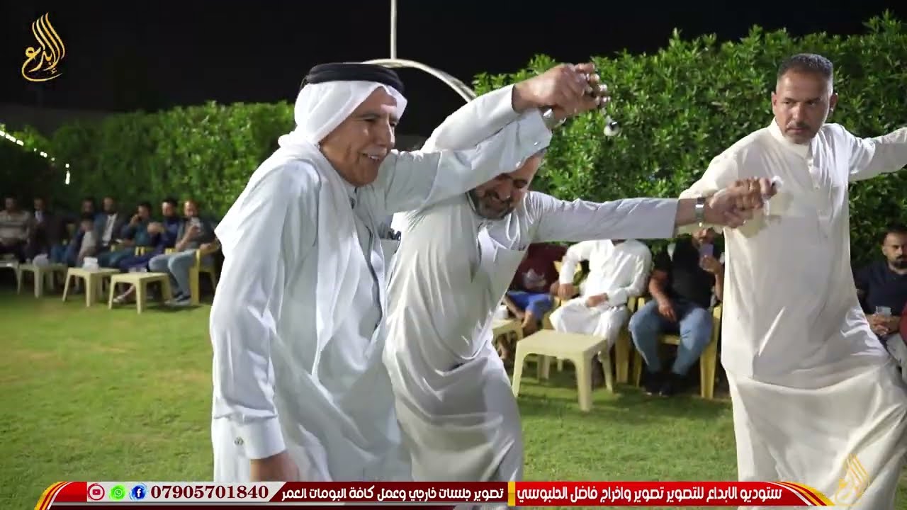 حفل ختان ايهم طالب حفيد الشيخ ثامر الزرزور والشيخ حاتم الشرجي مع الفنان الكبيرعلي منصور