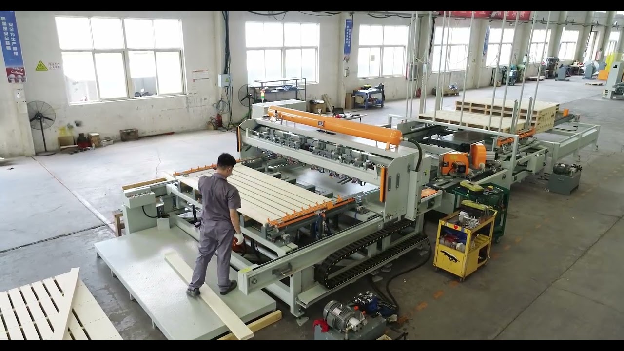 SF9026X nailing machine for big width pallet with corner cut