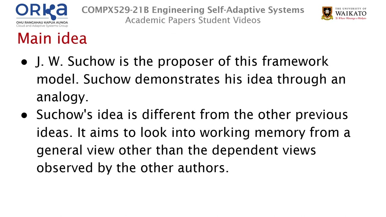 An Unscented Hound for Working Memory and the Cognitive Adaptation of User Interfaces