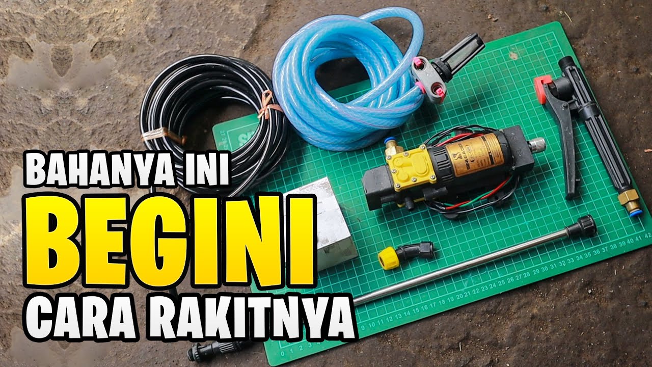 MERAKIT ALAT SPRAYER KOCOR ELEKTRIK TANPA GENDONG