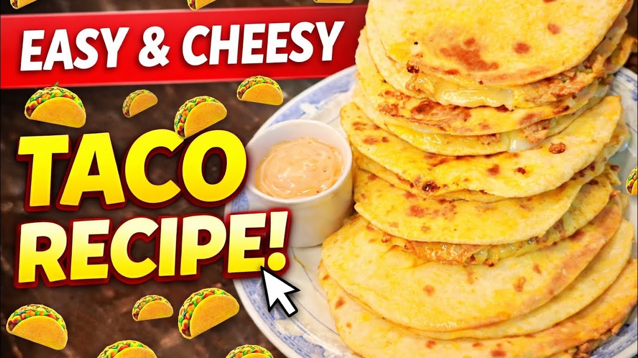 DELICIOUS CHICKEN TACO RECIPE 😋 FOOD GOOD 