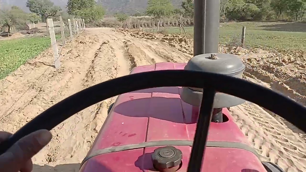 Mahindra tractor in road work mahindra tractor full video 