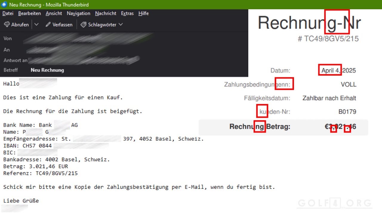 📧 Wenn der Kassenwart schnell mal 3.000 Euro ins Ausland &uuml;berweisen soll | Vorsicht Scam