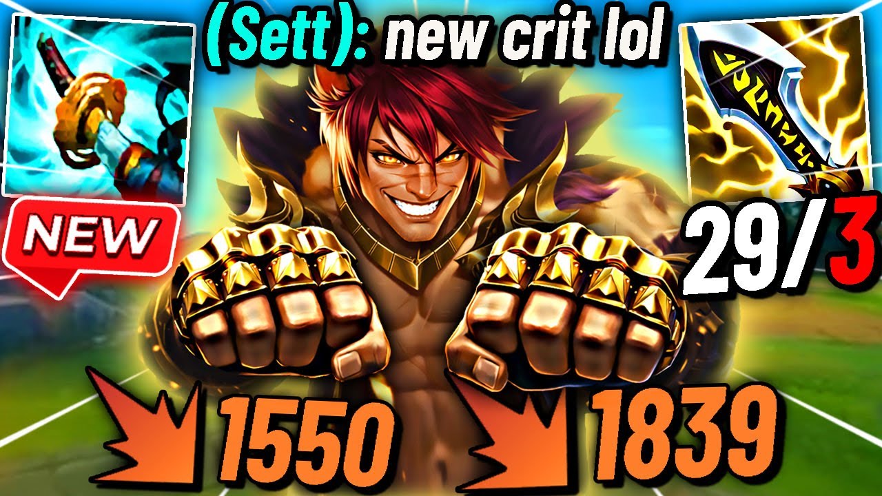 Buffed CRIT SETT is simply TOO BROKEN (Right Hand ONESHOTS)
