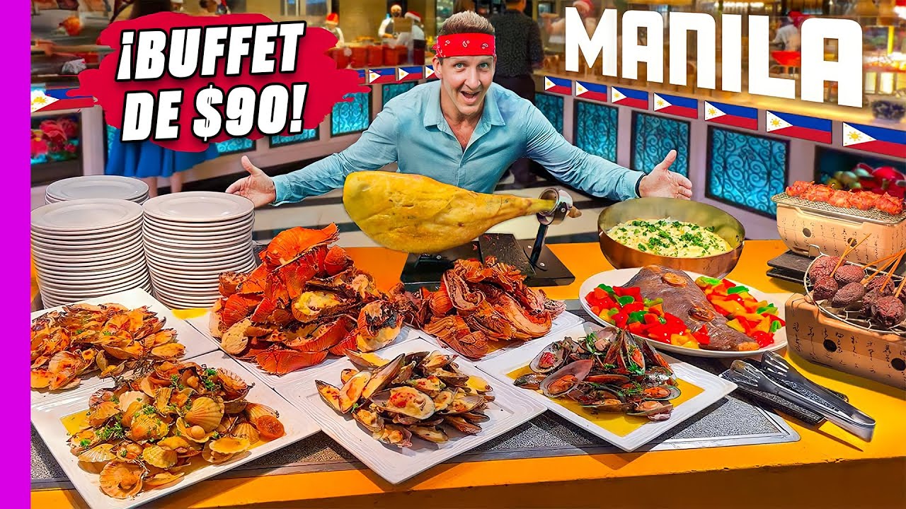 &iexcl;El buffet m&aacute;s caro de Manila! &iexcl;Alta cocina filipina!