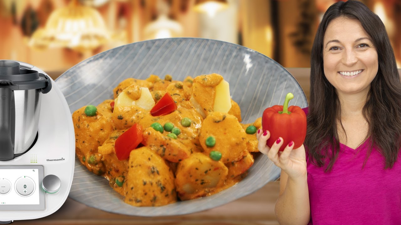 Du willst Kartoffeln NIE WIEDER anders essen! Würziges Gemüse Korma | Thermomix® Kochrezept