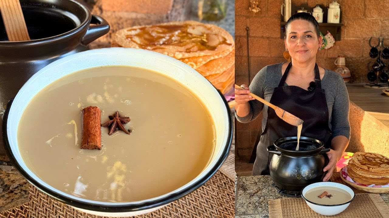Atole de Masa (Maiz) con piloncillo /El Mas Cremoso para Navidad- La Herencia de las Viudas