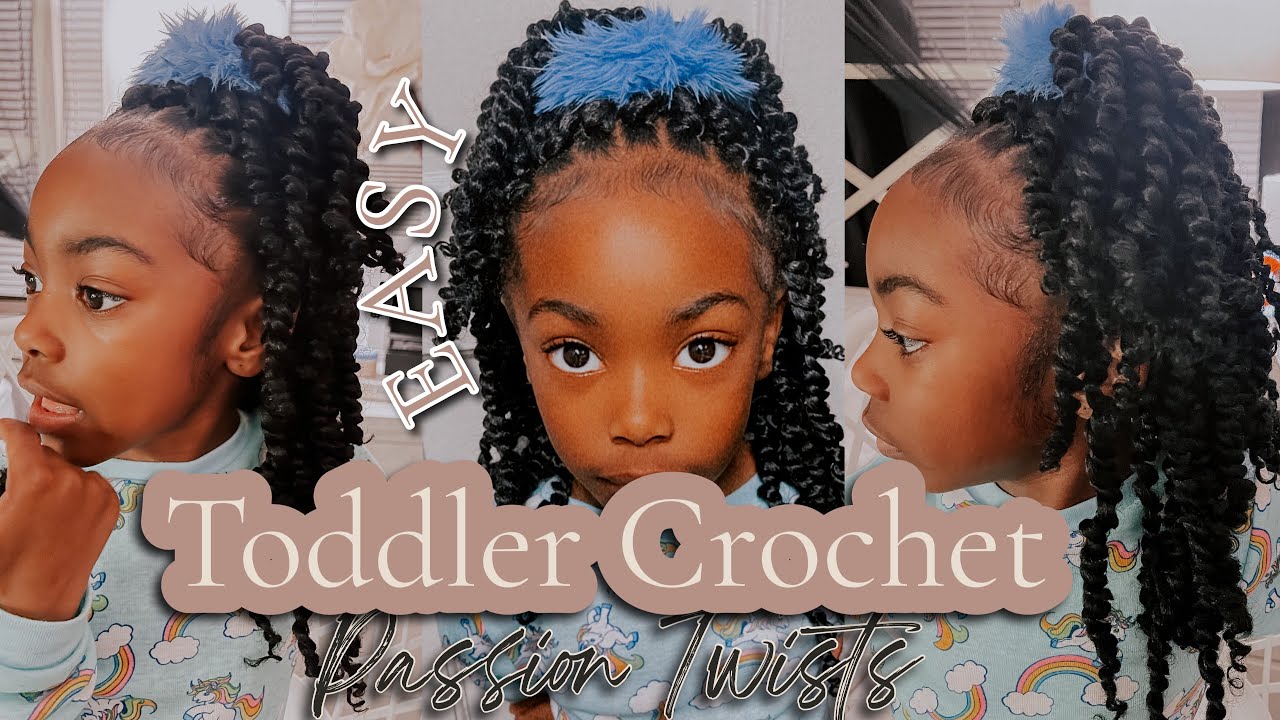 HOW TO: toddler natural looking crochet l Beginner Friendly l Toddler Crochet Passion Twists 🎀