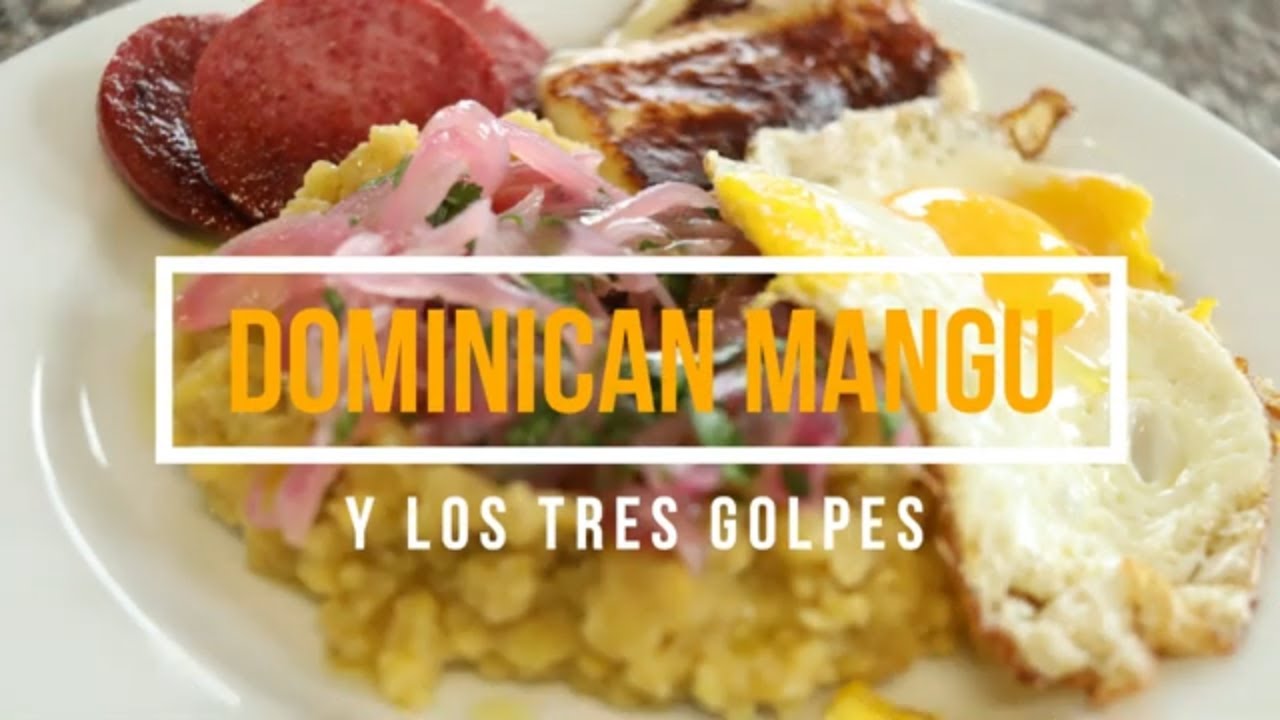 Dominican Breakfast Mangu [Tres Golpes]