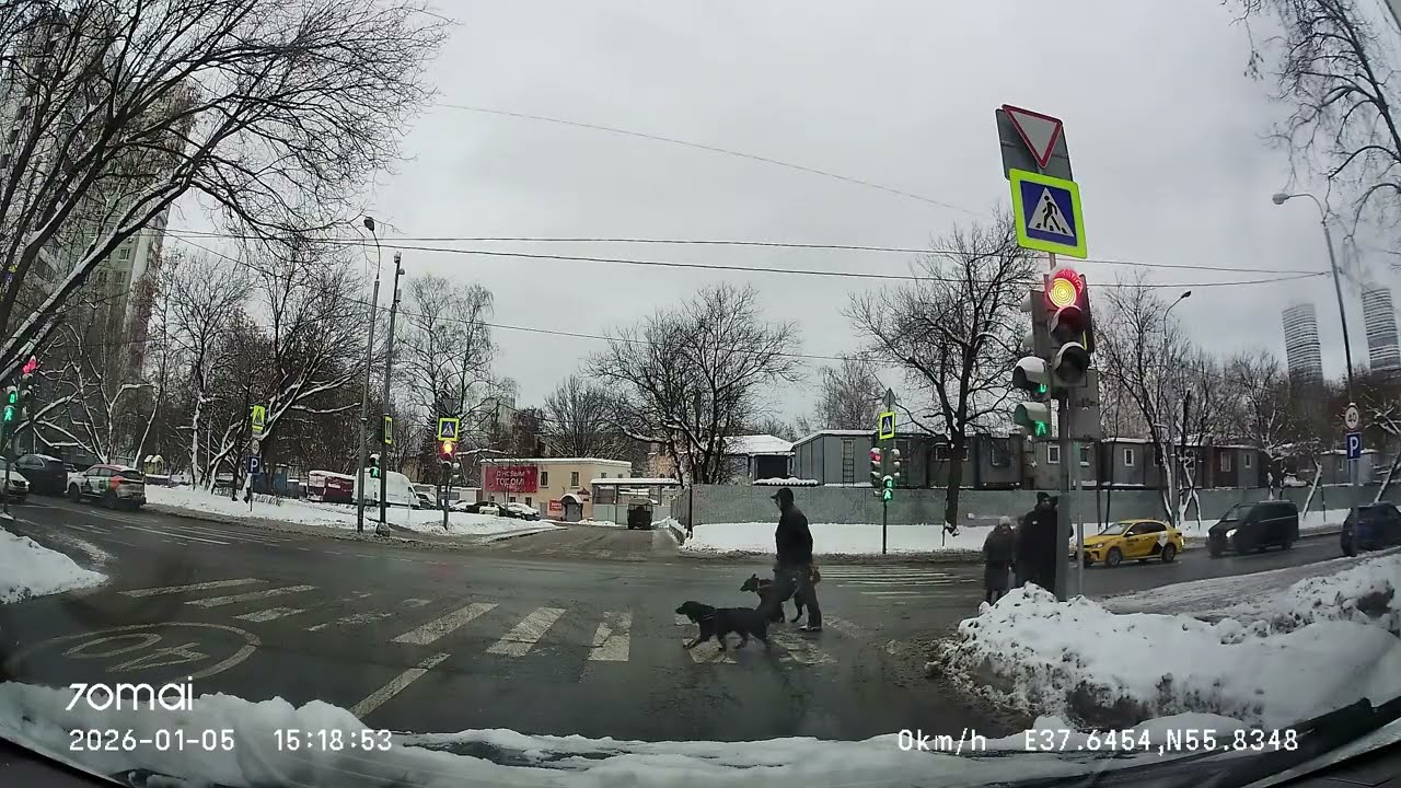 Driving in Moscow city: Текстильщики - Лефортово - Бибирево 05/01/2026 (timelapse 4x)