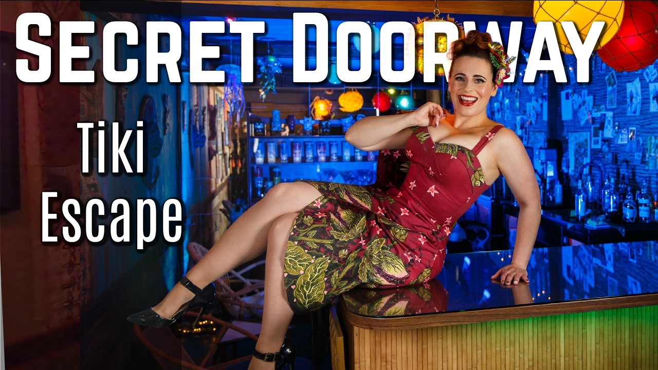 Home Tiki Bar Walkthrough: Rocking Jellyfish Lounge: Secret Tiki Escapes Home Tour