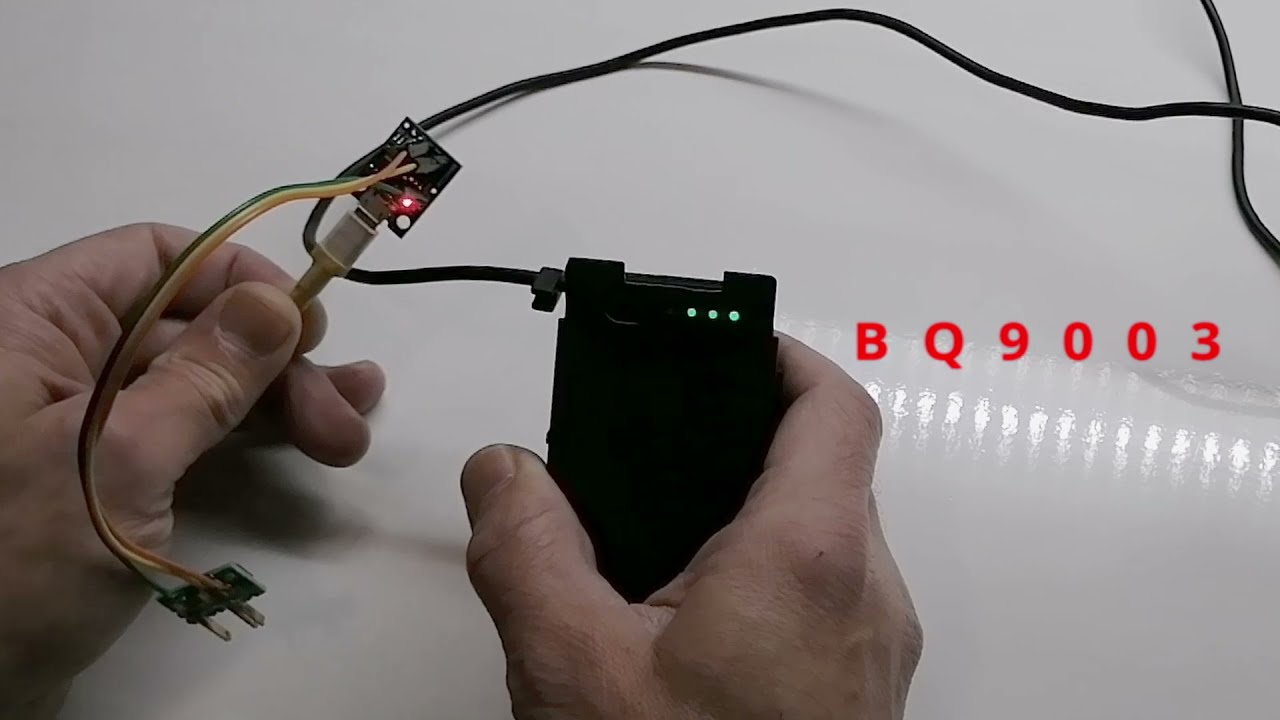 Разблокировка батареек на чипе BQ9003 без компьютера