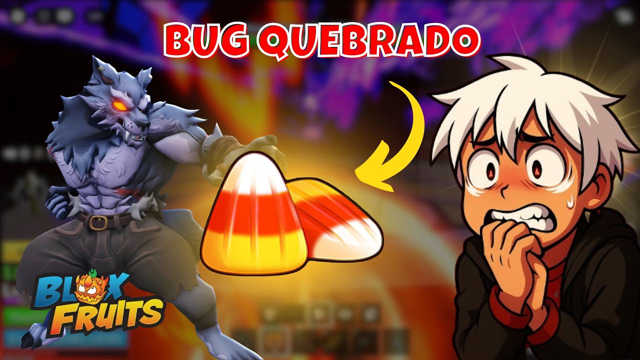 O BUG INSANO PARA FARMAR MUITO DOCE NO EVENTO DE HALLOWEEN DO BLOX FRUITS 🔥🎃