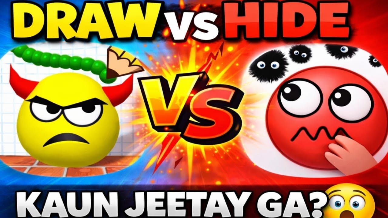 DRAW TO SMASH vs HIDE BALL - All Levels New UPDATE Satisfying Double gameplay