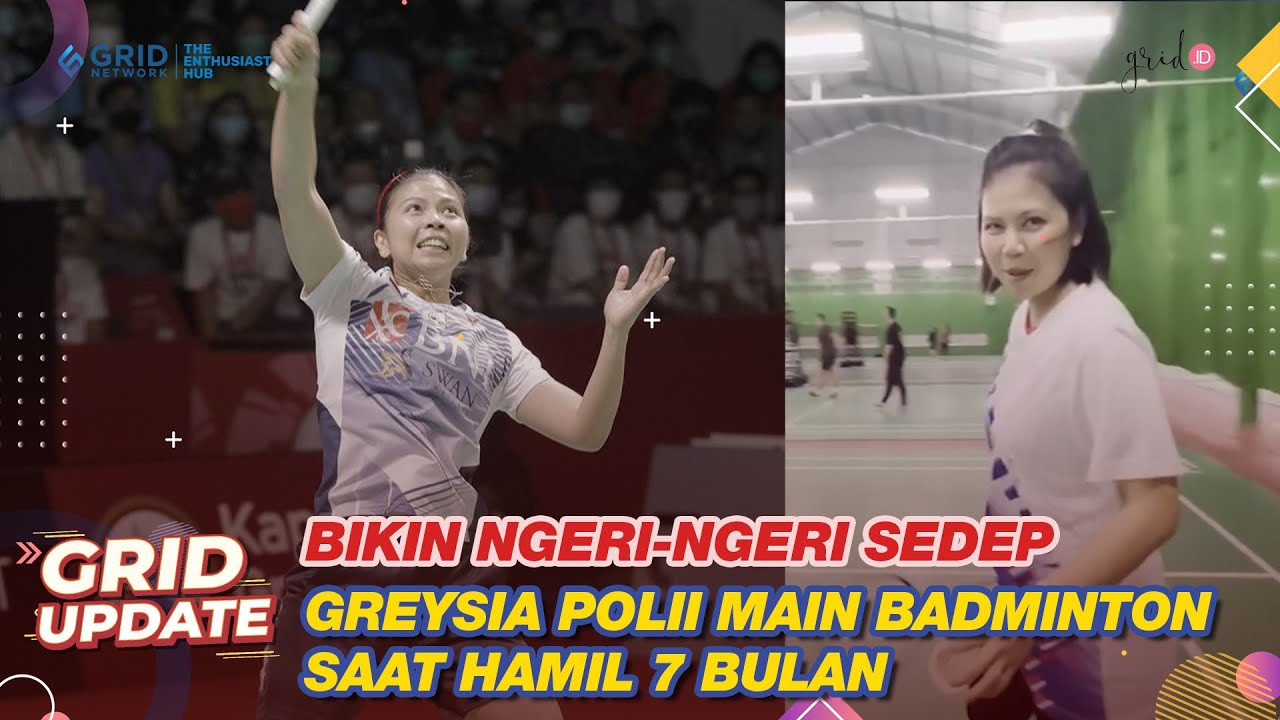 Netizen Dibuat Ngeri Lihat Greysia Polii Main Badminton Saat Hamil Besar