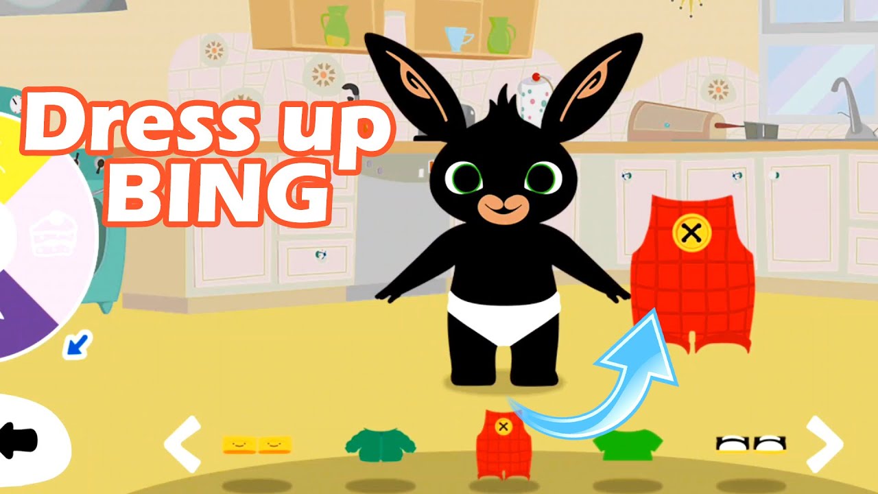 Dressing up BING bunny and COCO | Bing: Let's Play mobile game