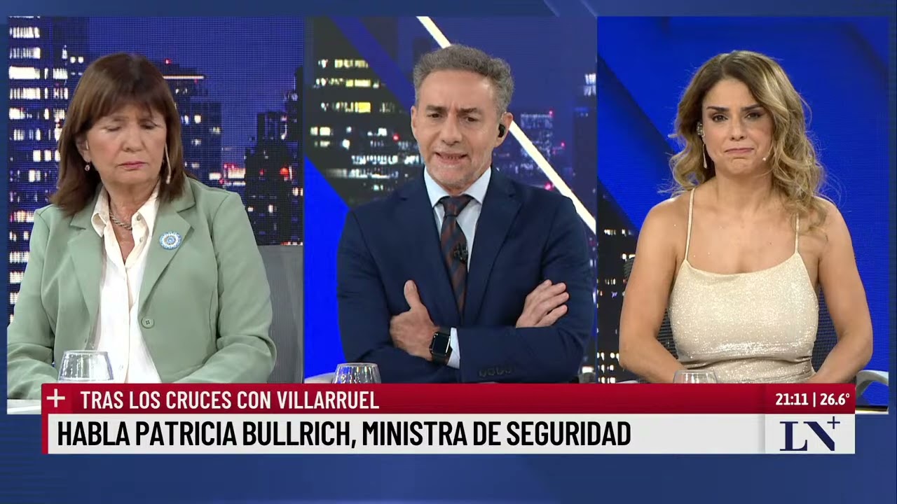 Bullrich redobló la apuesta contra Villarruel y reveló que Milei se indignó con su vice