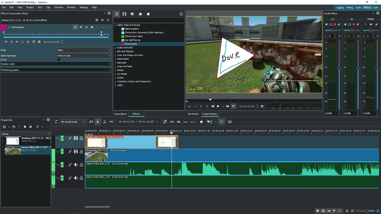 HOW to do INTRO in kdenlive Open Source