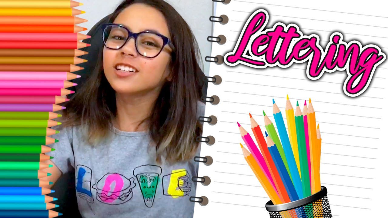 COMO FAZER LETTERING COM LÁPIS DE COR - COMO FAZER LETTERING SEM BRUSH PEN | COISAS DA LUNA