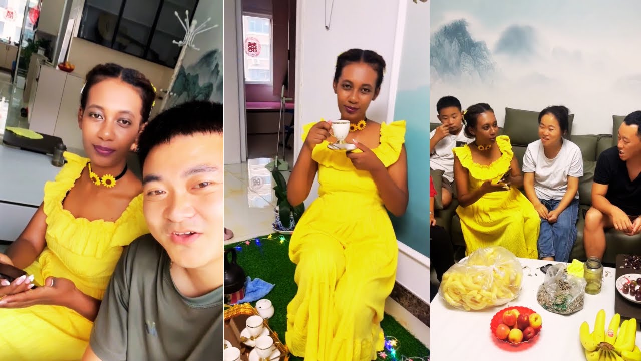 Dapeng and Kelly celebrate Ethiopian New Year