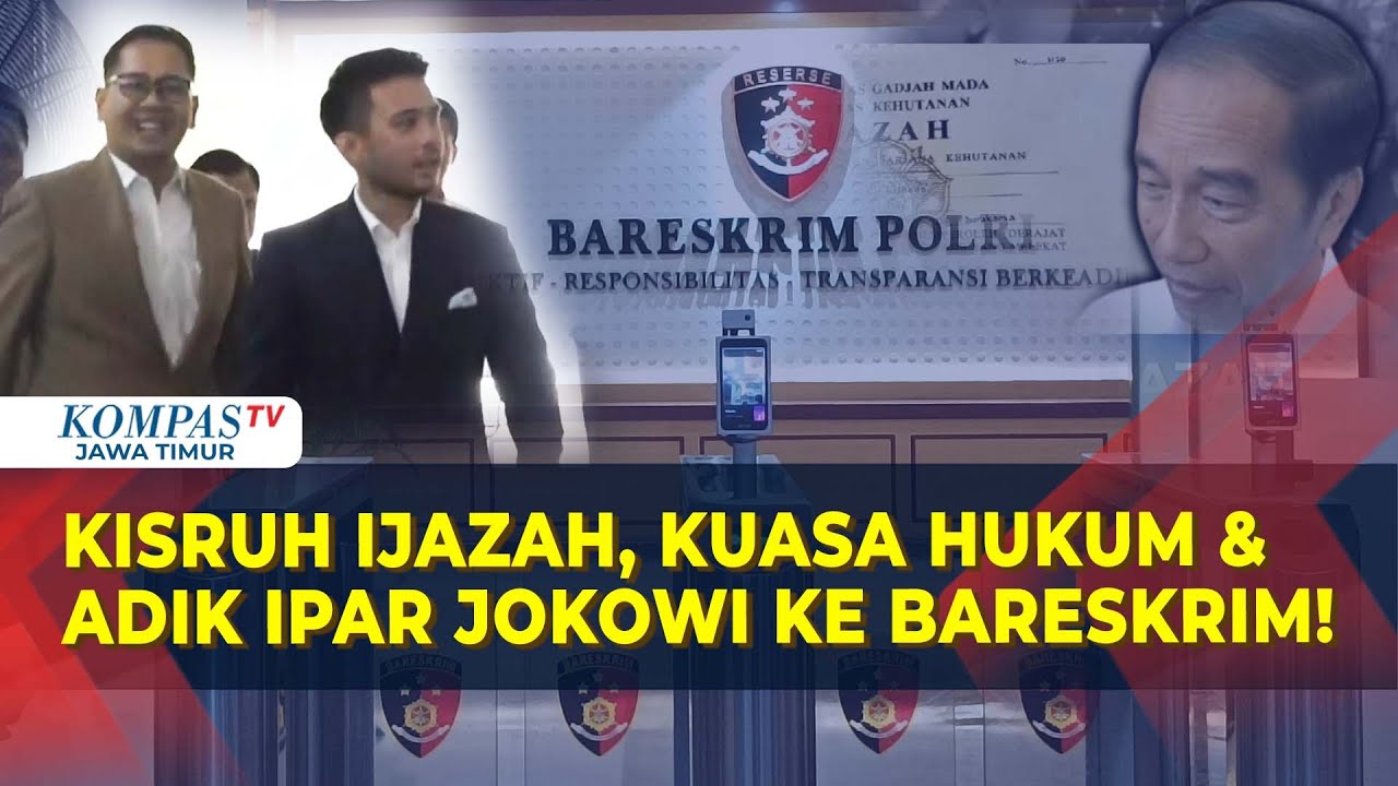 Terbaru! Kuasa Hukum & Adik Ipar Jokowi Datangi Bareskrim, Ijazah Bakal Ditunjukkan ke Publik?